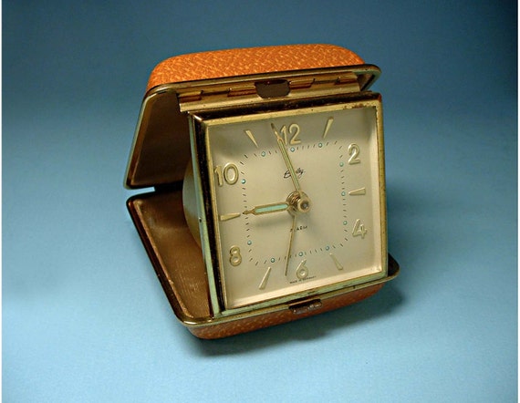 Vintage Bradley Travel Alarm Clock with by BewitchingVintage