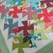 Quilted Pinwheel Table Runner MODA Just Wing It
