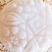 Vintage Cut Milk Glass Bowl