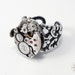 Handmade Steampunk Ring Silver Clockwork Wittnauer 17 Jewel Mechanical Watch - Handmade Steam Punk Ring on Silver