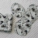 Baby Gift Set, Blanket-Bib-Burp Cloth- Rock Star, light blue, white and grey