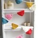 Cute Crochet Grannies Garland/Banner/Bunting Summer Colours
