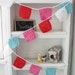Crochet Bunting - Garland - Banner in Granny Square Brights NEW