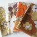 SALE Vintage Fabric Fat Quarters Retro Bundle x 4