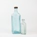 Antique Blue Medicine Bottle Apothecary Set
