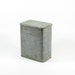 Vintage Galvanized Box Small Rectangle Storage Tin with Lid