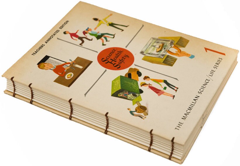 1959 SCIENCE HEALTH and SAFETY VIntage Book Journal