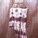 RESERVED FOR NICOLE - Tie Dye Leather Cosmic Fringe Necklace