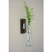 Modern Bottle Sconce // Industrial Hanging Vase // Unique glass plant holder