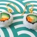 Sushi Earrings, Veggie Sushi