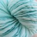 Mint Green Handspun art yarn soft merino 126 yards
