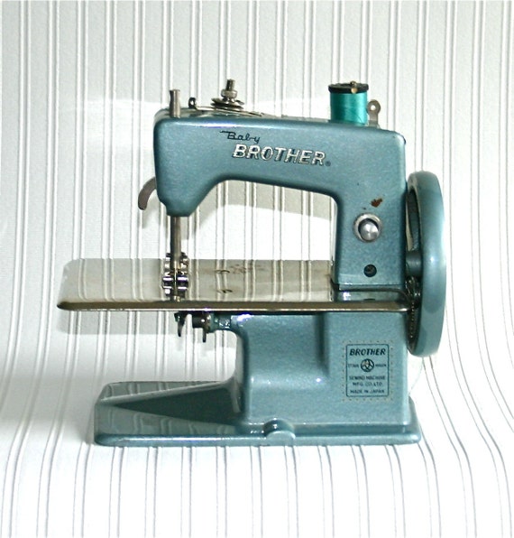 Items similar to Vintage late 1940 Baby Brother Sewing Machine with