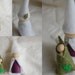 Mama Gnome and Baby Gnome Wood & Felt Peg Waldorf Dolls