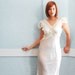 Vintage 1930s Ivory Nightgown - 30s Wedding Lingerie - Bias Cut Satin