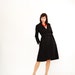 RESERVED - Vintage 1970s Cocktail Dress - 70s Designer Dress - Classic LBD