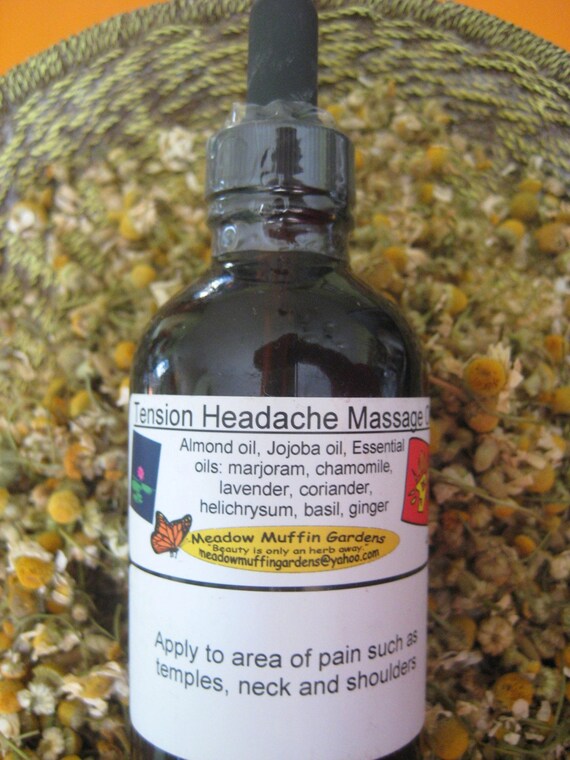 Tension Headache Massage Oil