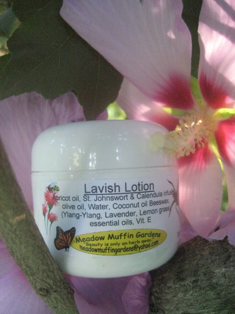 Moisturizing Face Cream Herbal n' Floral by MeadowMuffinGardens