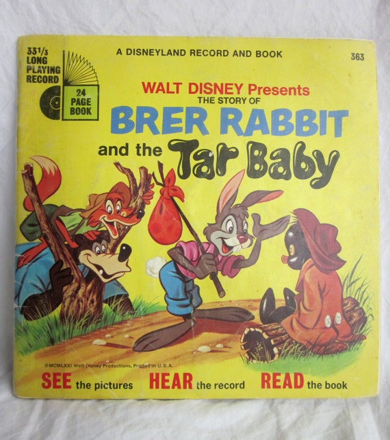 Brer Rabbit And The Tar Baby Book And Record By Nostalgiamama