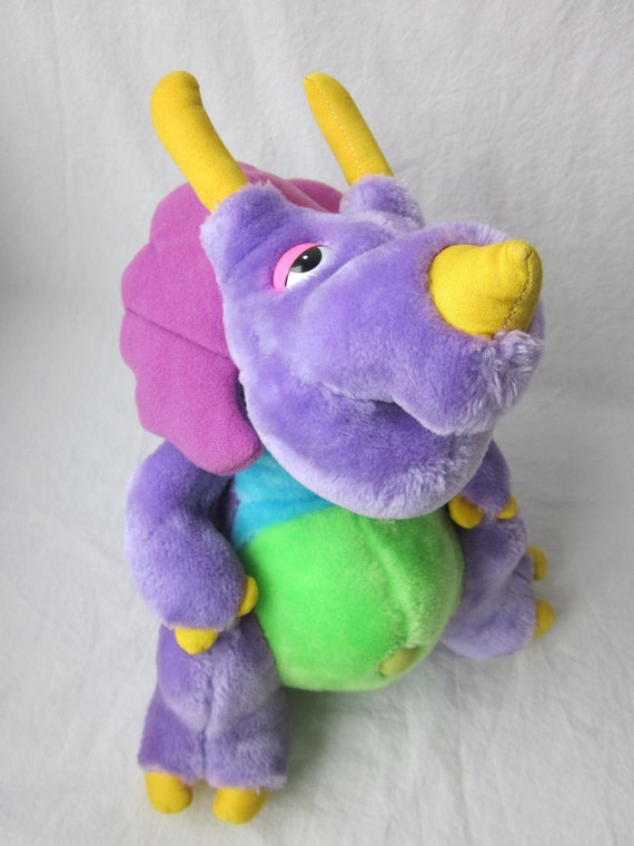 DinoMites Dinosnore Purple Dinosaur Plush from Commonwealth