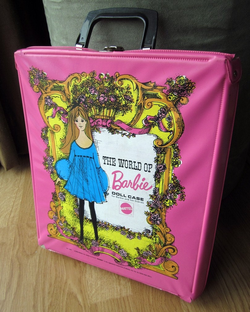 SALE Vintage World of Barbie Doll Case 1968