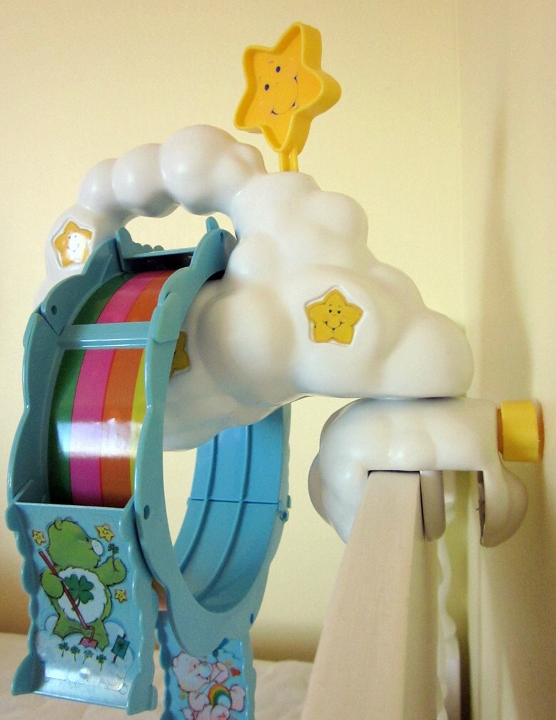 Vintage Care Bears Baby Musical Crib Mobile