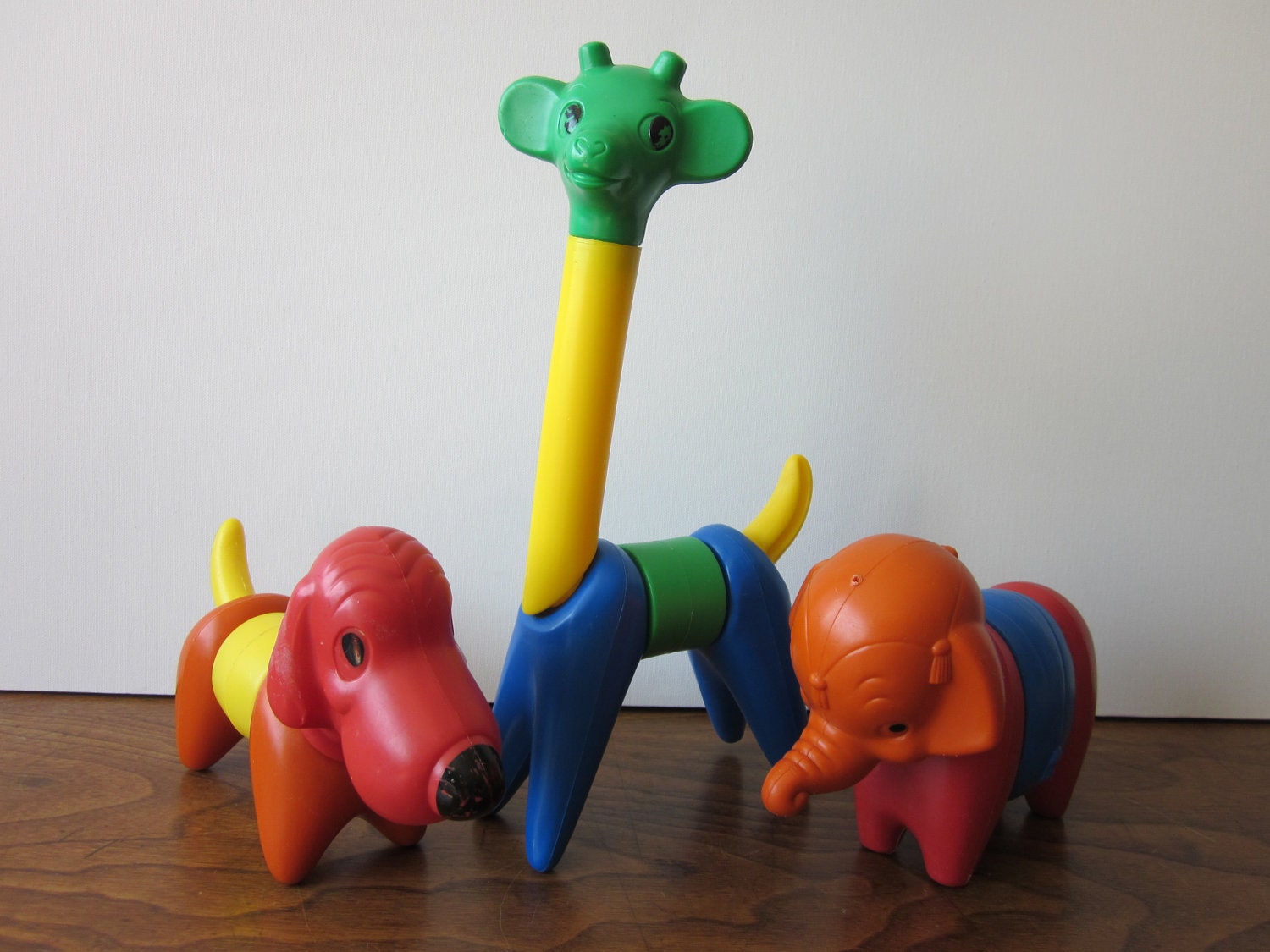 Vintage Tupperware Tupper Toys Zoo Animals