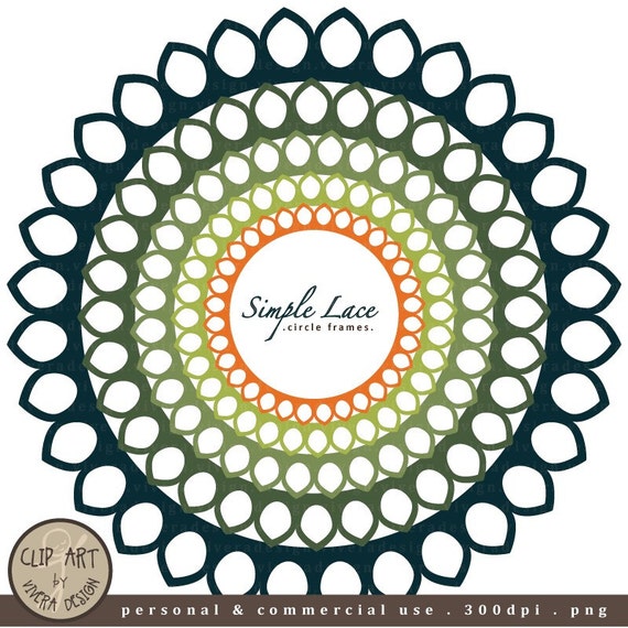 lace circle clip art free - photo #17