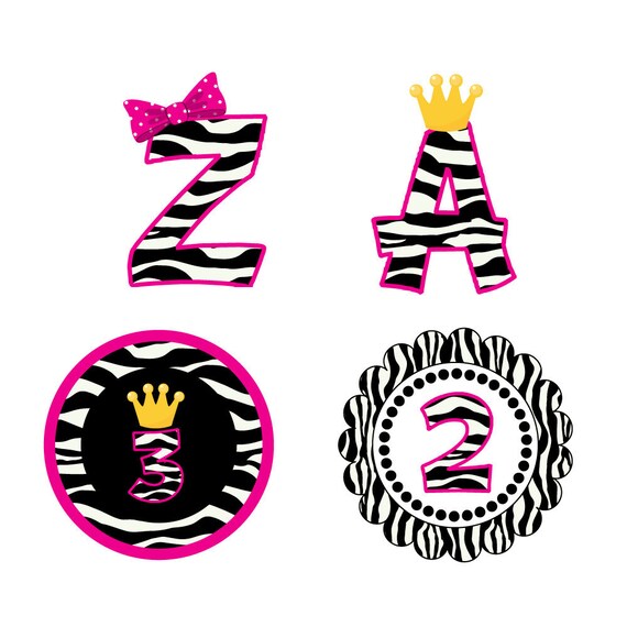 zebra letter clipart - photo #25
