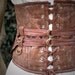 Delicious Extra Wide Steampunk Belt in Textured Browns