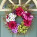 Summer Wreath - Door Wreath - Floral Wreath