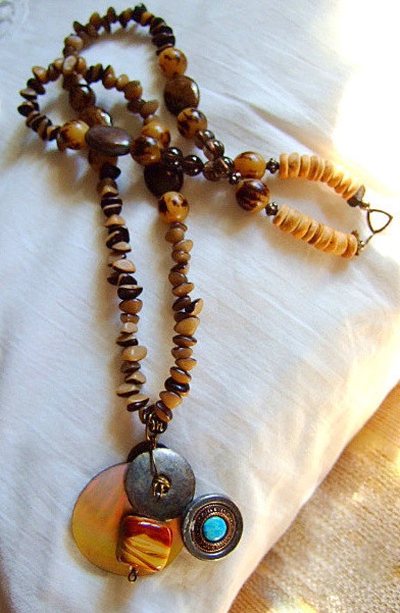 Handmade Medallions Necklace Etsy 26 Diameter GIFT