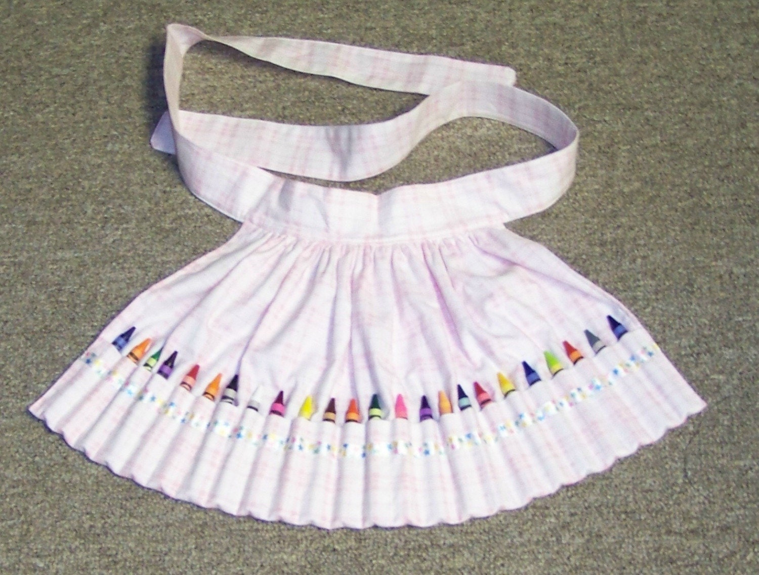 Child's crayon apron
