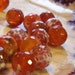 Fire Agate - Faceted Disco Beads - 10mm - 16 beads