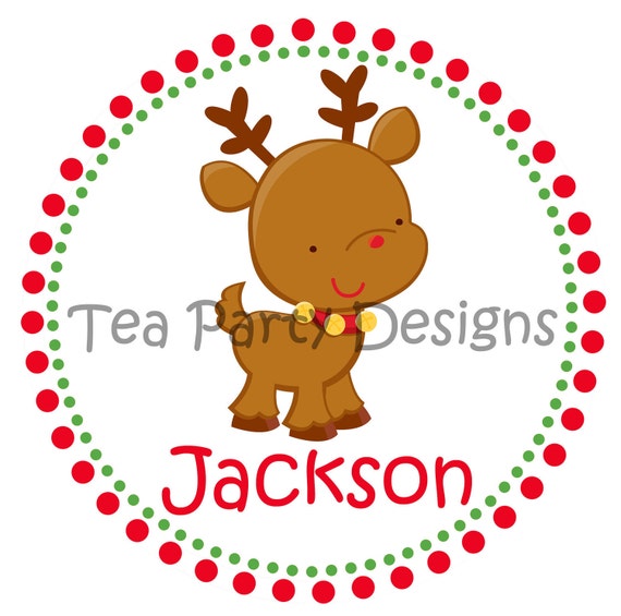 Santa's Little Helper...Personalized Christmas Rudolph Iron-on Shirt Transfer Il_570xn
