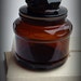 Tree Bark - VINTAGE - Dark Brown - Apothecary Jar / Bottle - perfect for storing loose herbs, tea, spell powders or baubles.