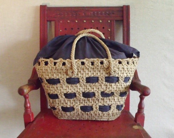 basket beach tote