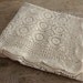 Creamy Vintage Crochet Bedspread