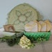 2 Vintage Green Pottery Window Box Planters