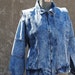 1980's Ultimate Acid Wash Designer Jean Jacket