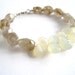 Rutilated Quartz Moonstone Briolette Bracelet Teardrop