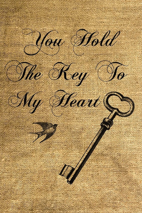 The Key To My Heart | Etsy