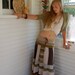 Eco long boho SKIRT, clothing, upcycled, patchwork, repurposed jersey, green mix, festival,size S/M, by Zasra