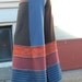 Upcycled Clothing, patchwork Eco Gaucho PANTS, repurposed jersey, yoga, wide leg, pockets, color block, size S/M by Zasra