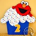 RESERVED FOR Hina- Custom Elmo Birthday Invitations Handmade by Lisa