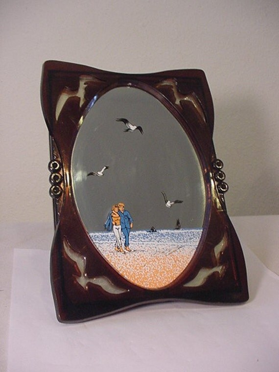 VINTAGE 1978 YAP'S MUSIC MIRROR BOX PLAYS YOU LIGHT UP MY