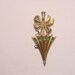 Vintage Green Rhinestone Umbrella Or Parasol Brooch 12 - 82