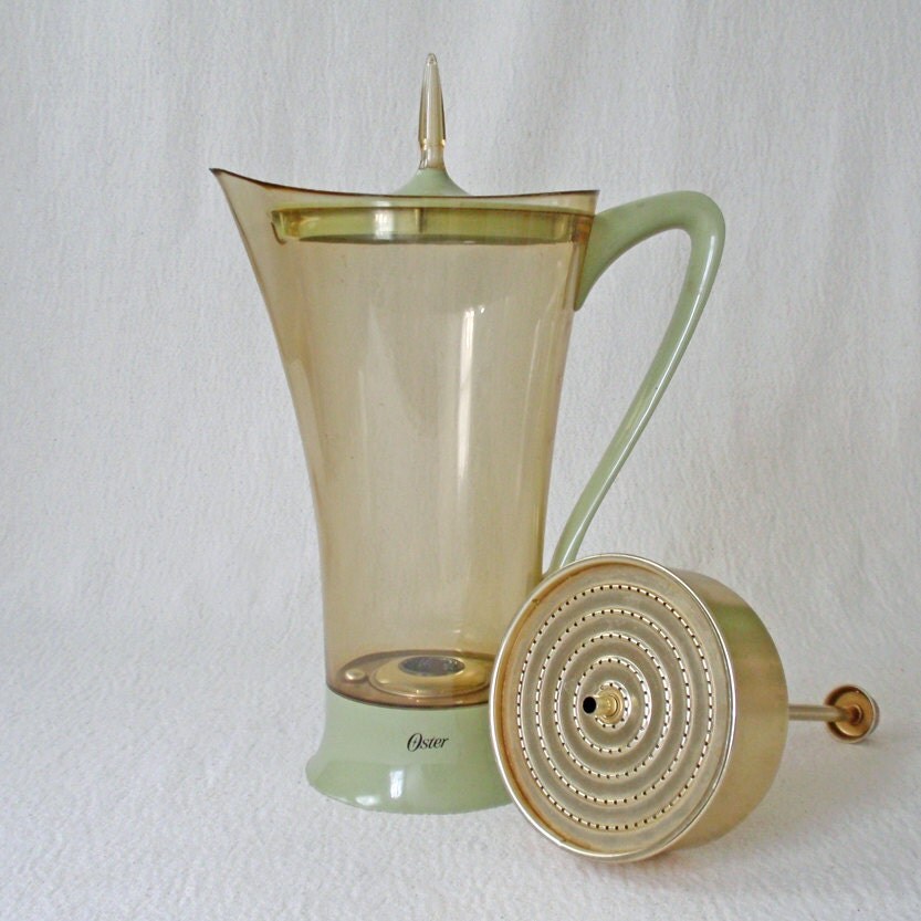 Vintage Oster Electric Percolator Coffee Pot Space Age Atomic
