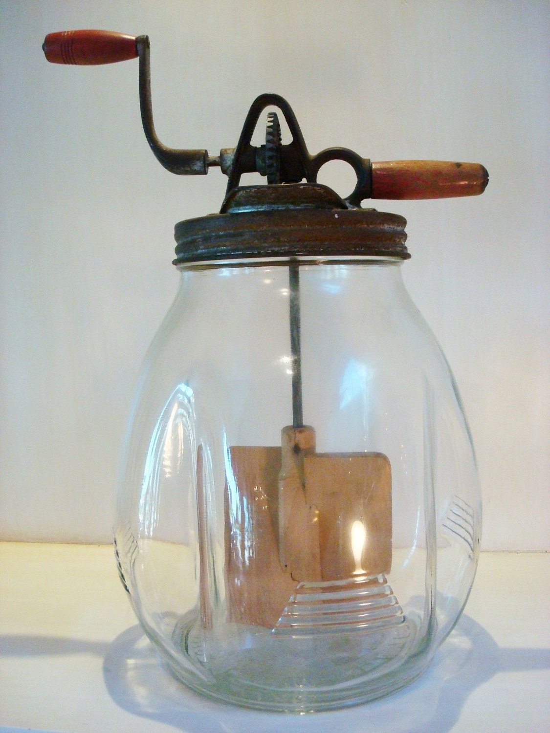 Vintage Dazey Butter Churner RedXL. Vintage Kitchen Farm