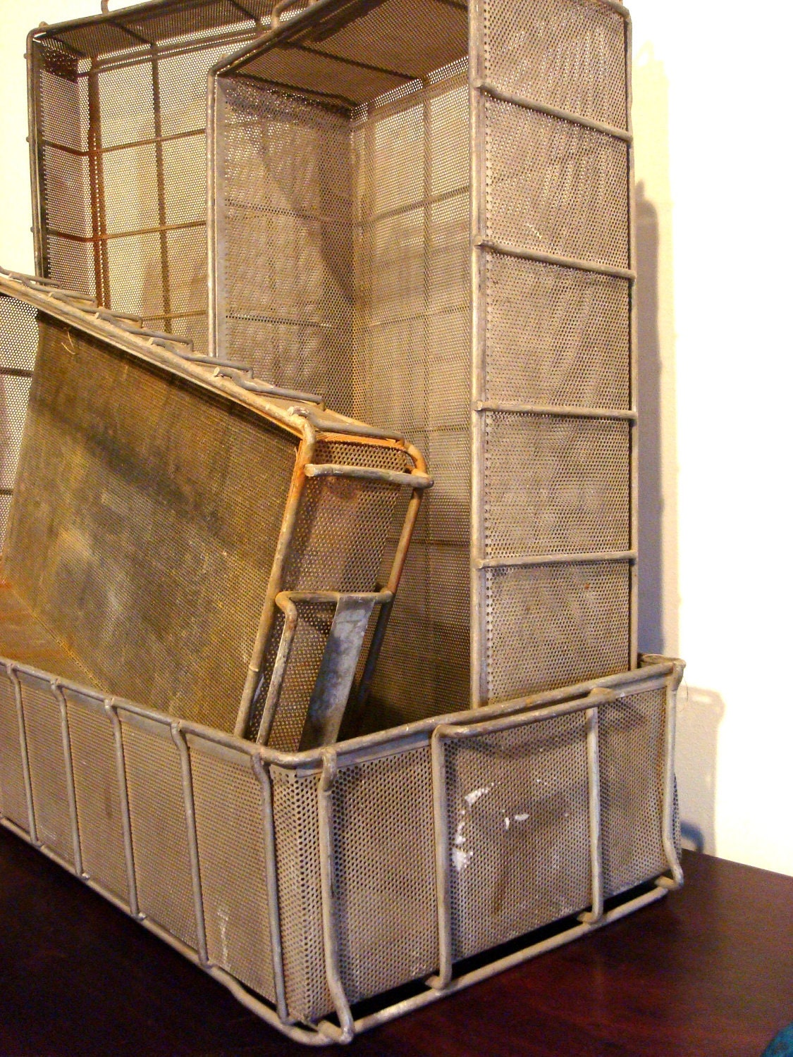 XL Industrial Metal Basket