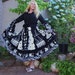 SaLE 155.00 was 260.00,Recycled, Upcycled Sweater Coat, Elfin Hood, Black Ivory and White, Medium to Large, Bell Sleeves, Stevie Nicks